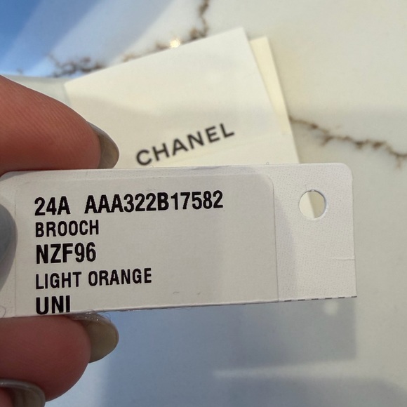 NIB NWT Chanel Camillia Brooch - Light Orange/Pink - Gorgeous!!! - Picture 8 of 10